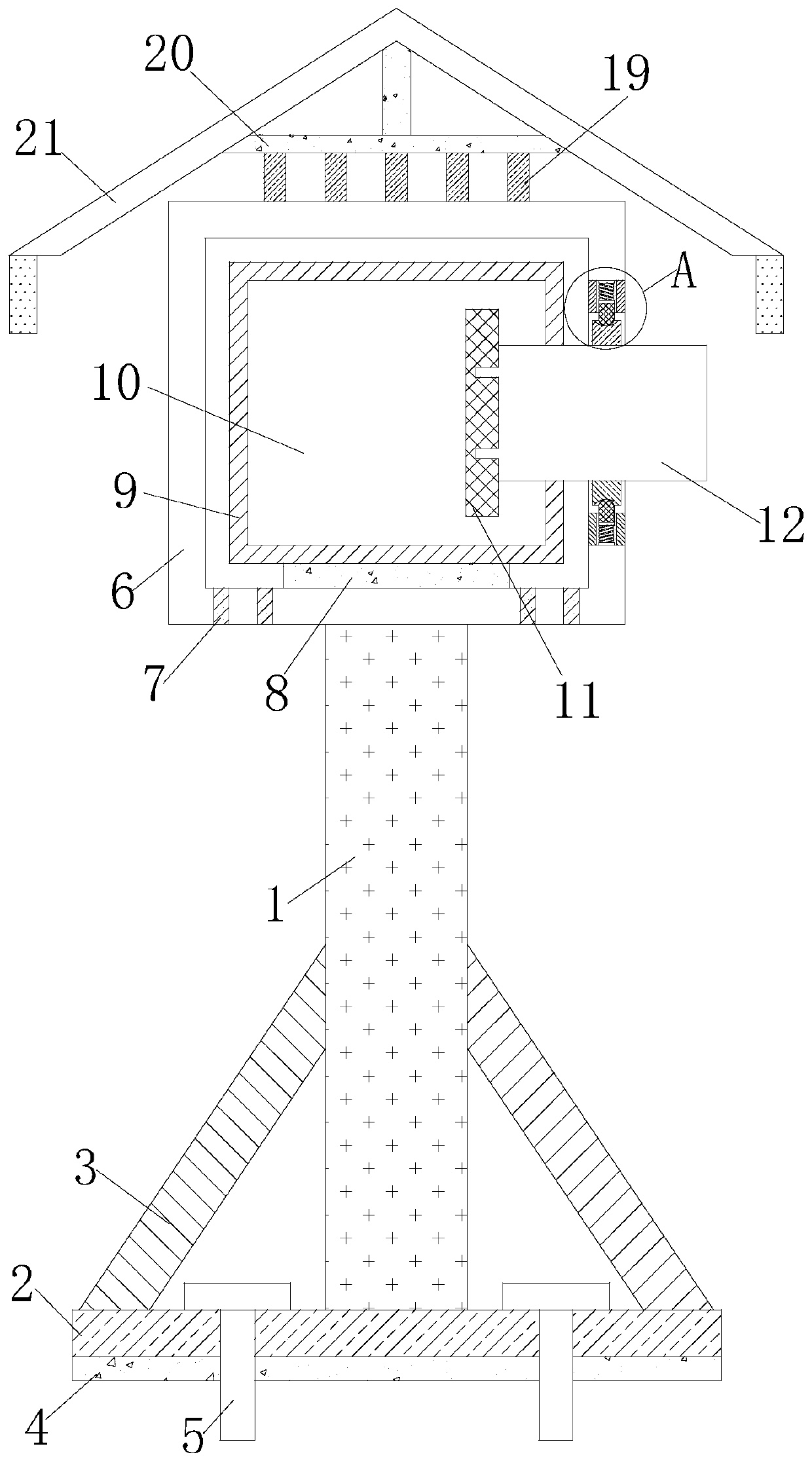 Plug device for electric vehicle charging pile