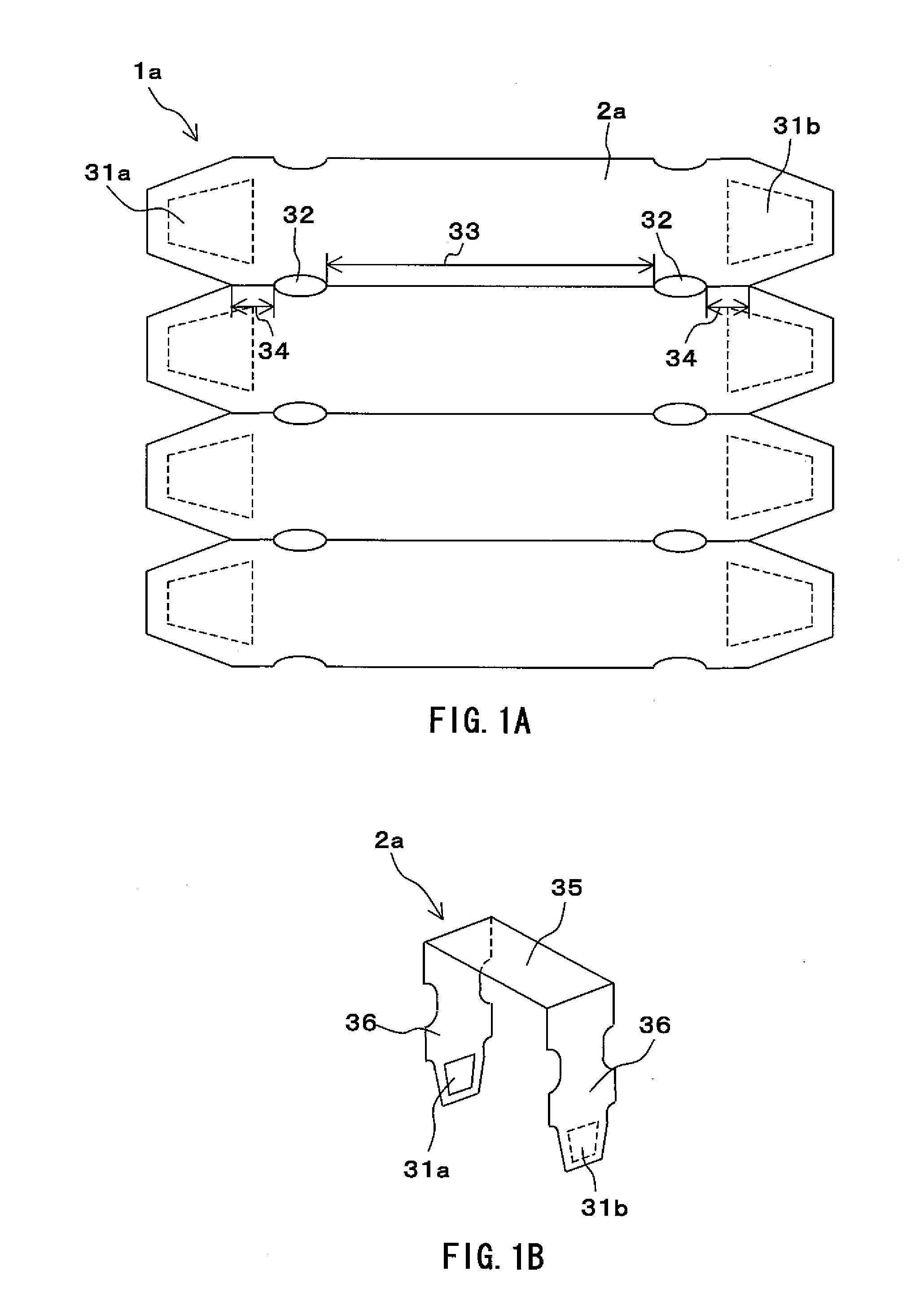 Staple strip and staple cartridge