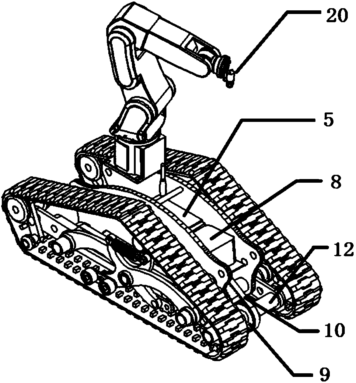 Intelligent exploring robot based on multi-sensor fusion detection and detecting method thereof