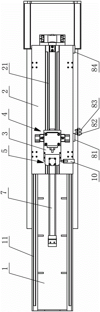 Automatic cutter conveying device of horizontal type broaching machine