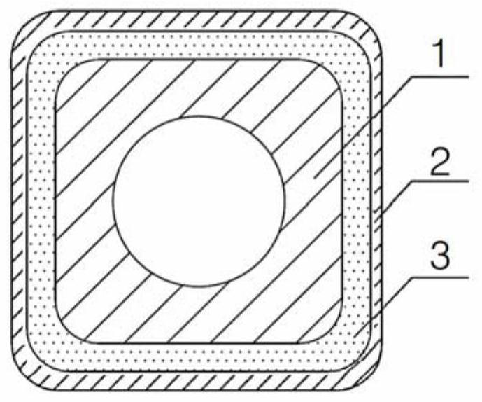 A kind of hollow copper flat wire and preparation method thereof