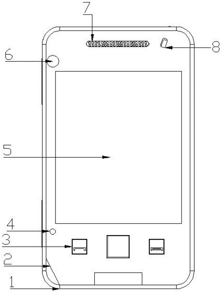 High-definition photographing smartphone with function of wireless remote control