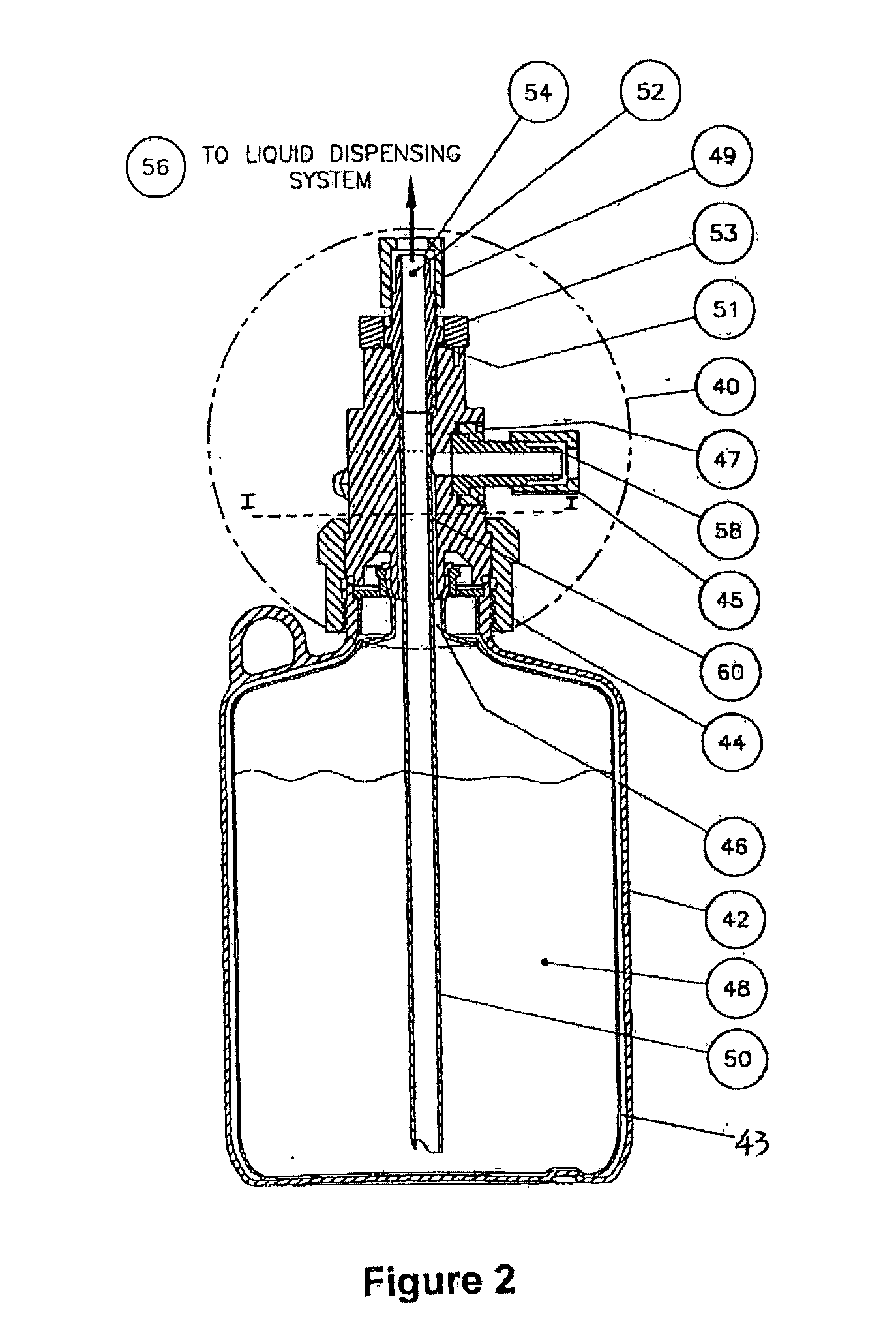 Apparatus and method for dispensing high-viscosity liquid