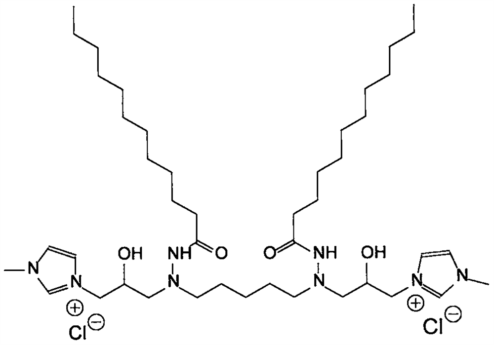 A kind of laurylhydrazide dication initiator and its preparation and use method