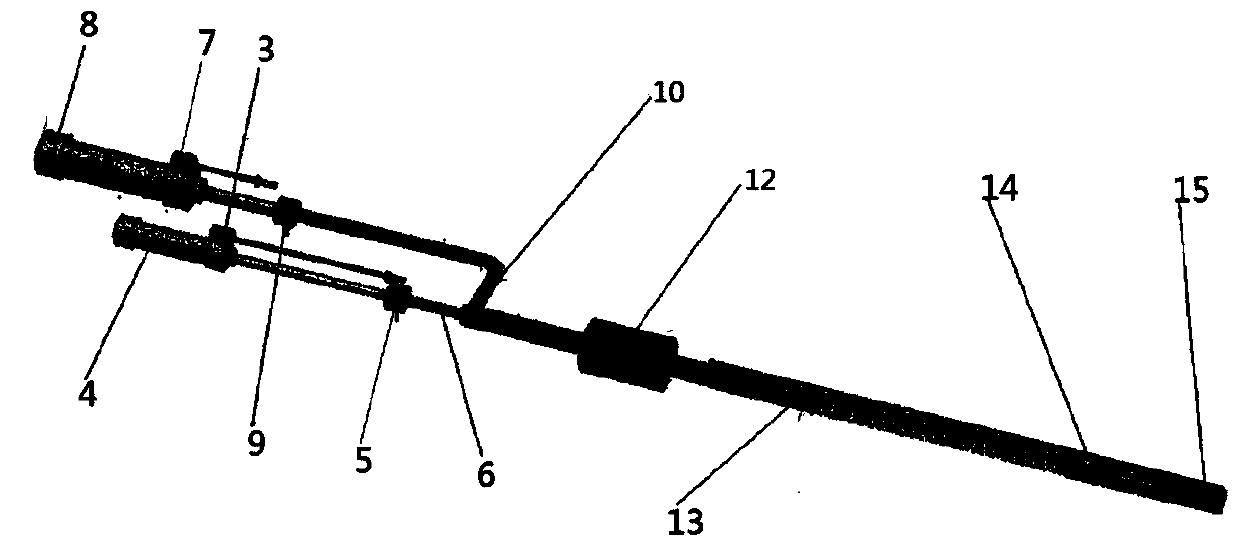 A fuel rod automatic compression spring device