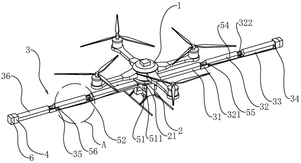 Multi-rotor unmanned aerial vehicle based on 5G communication module