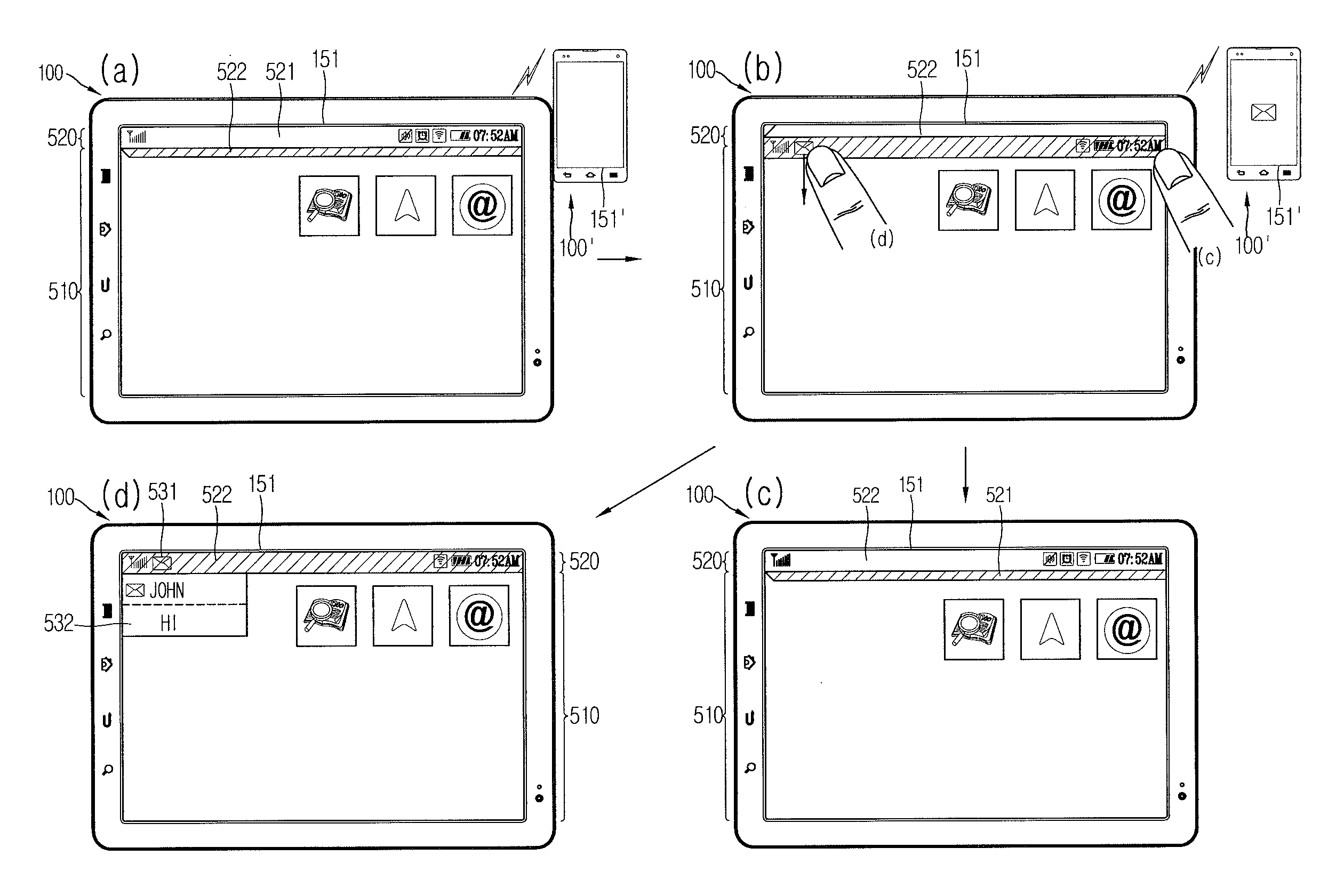 Mobile terminal and method of controlling an external mobile terminal