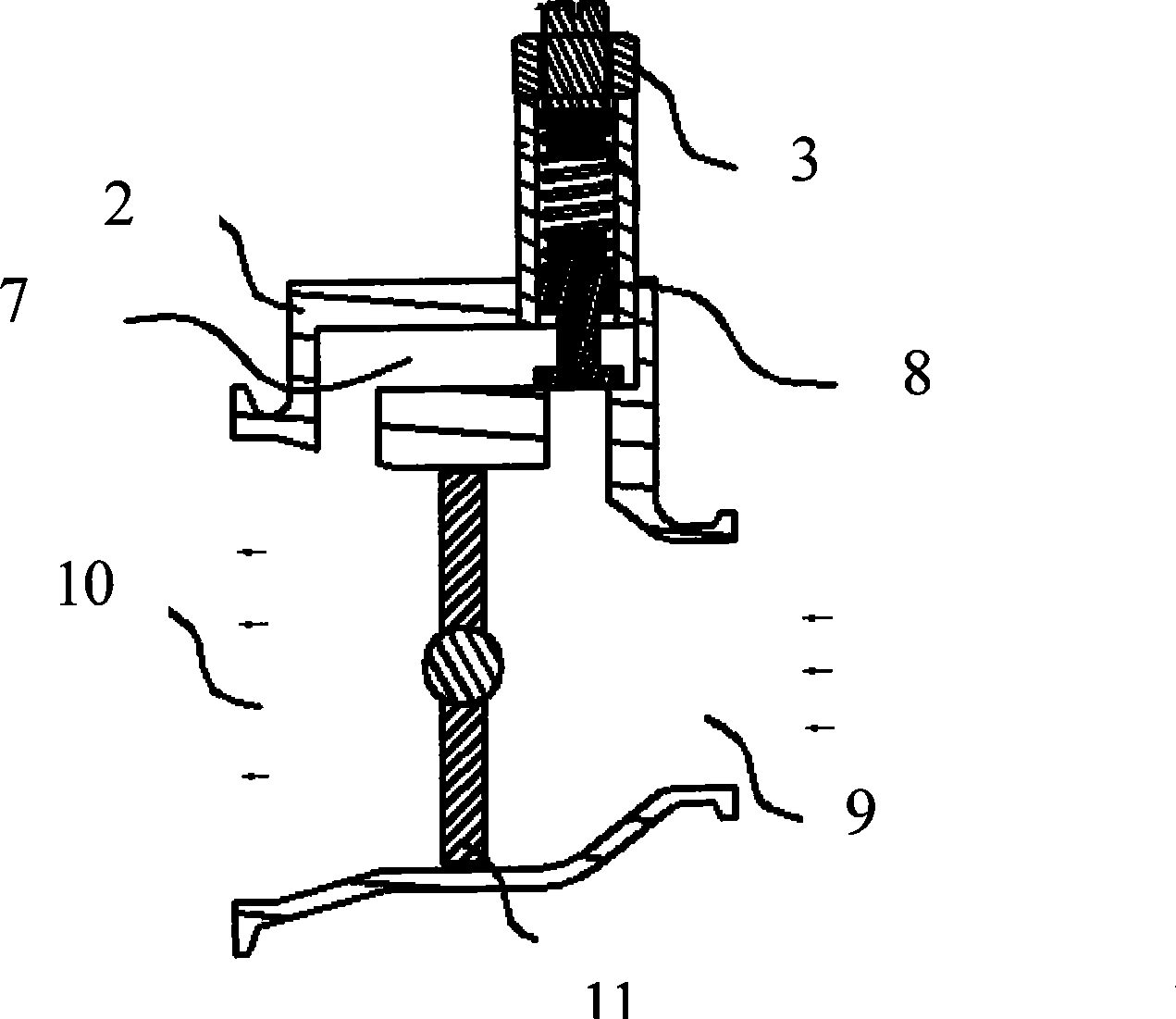 High back pressure exhaust brake valve with pressure-limiting valve