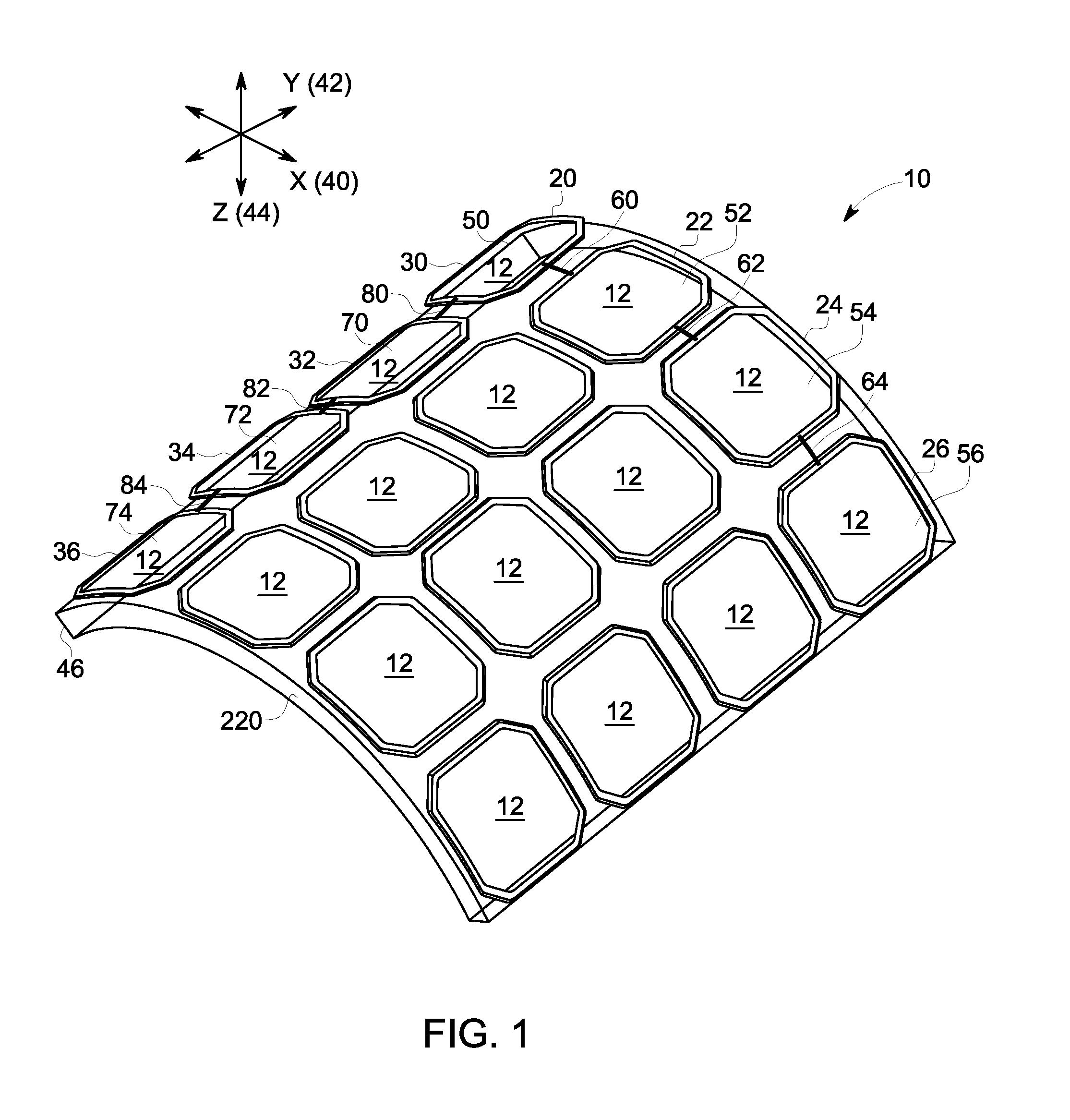 Radio frequency (RF) coil array for a magnetic resonance imaging system