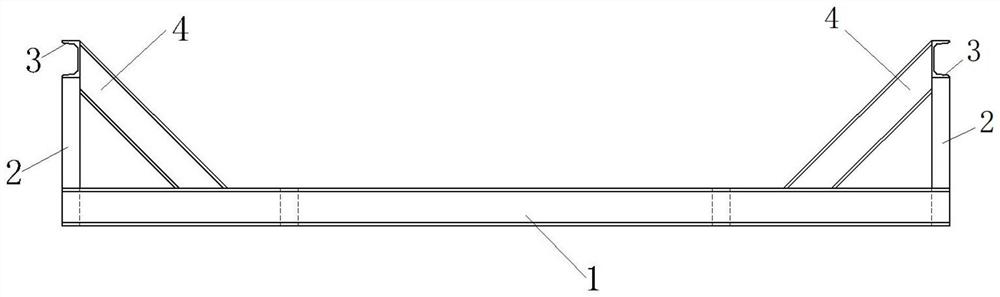 Large cable drum base and manufacturing method thereof