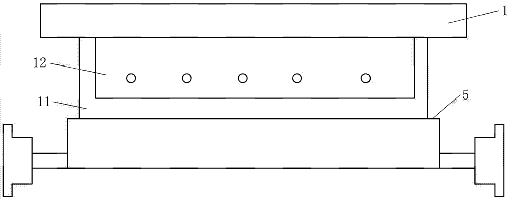 Metal sealing device of trolley of annular cooler