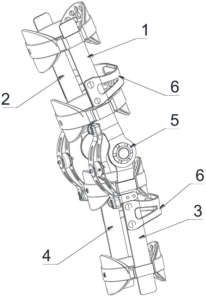 An exoskeleton for knee joint rehabilitation