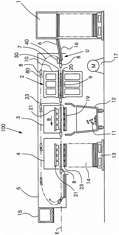 Method for transferring sheets and die-cutting machine with gripper-conveying system