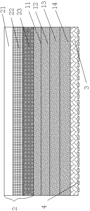 Self-absorption plastic floor and manufacturing method thereof