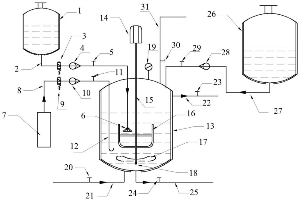 Device for preparing polyisobutylene maleic anhydride