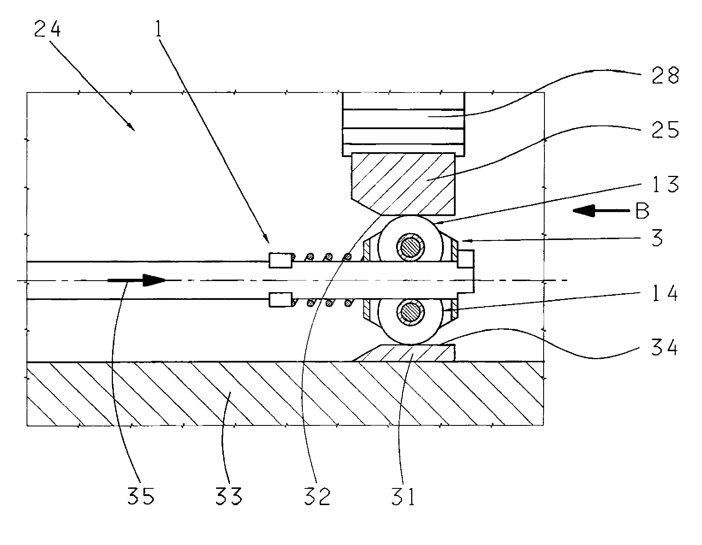 Actuating element for the parking lock of a transmission and parking lock for a transmission