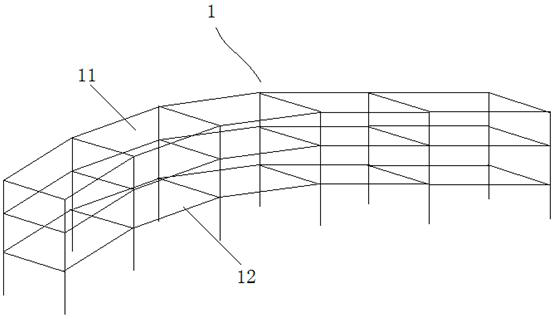 Large-angle belt turning auxiliary device