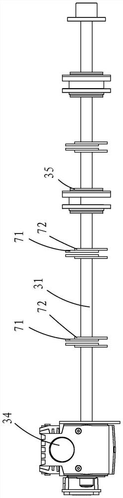 Wear-free laminated spiral dewatering equipment with detachable driving device