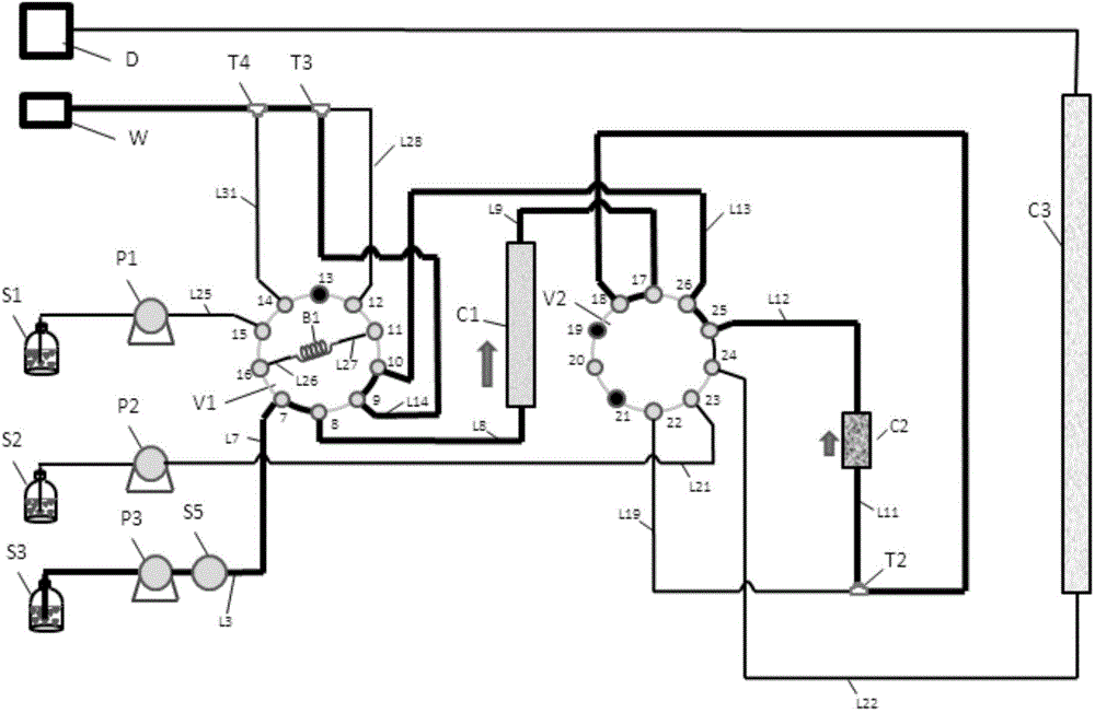 A liquid chromatograph