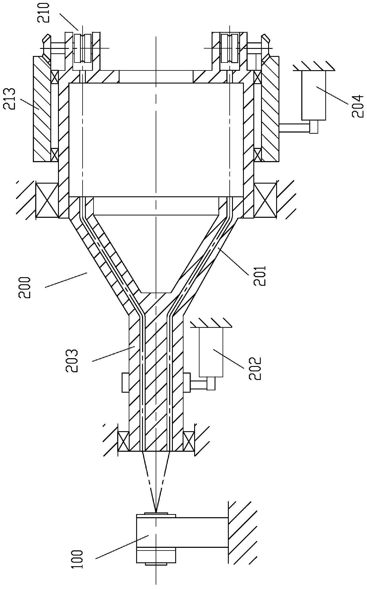 Device for twisting and disassembling steel wire rope or steel strand