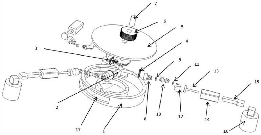 Universal device for fixing vehicle-mounted encoder and wheel