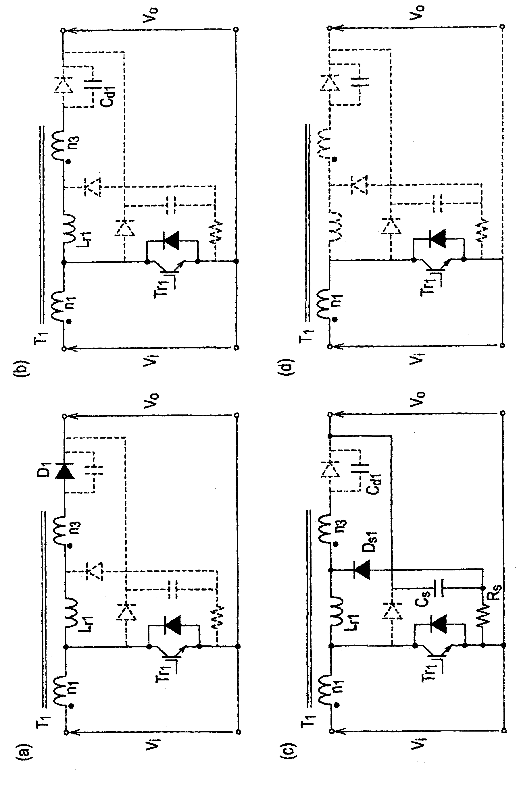DC-DC converter with snubber circuit