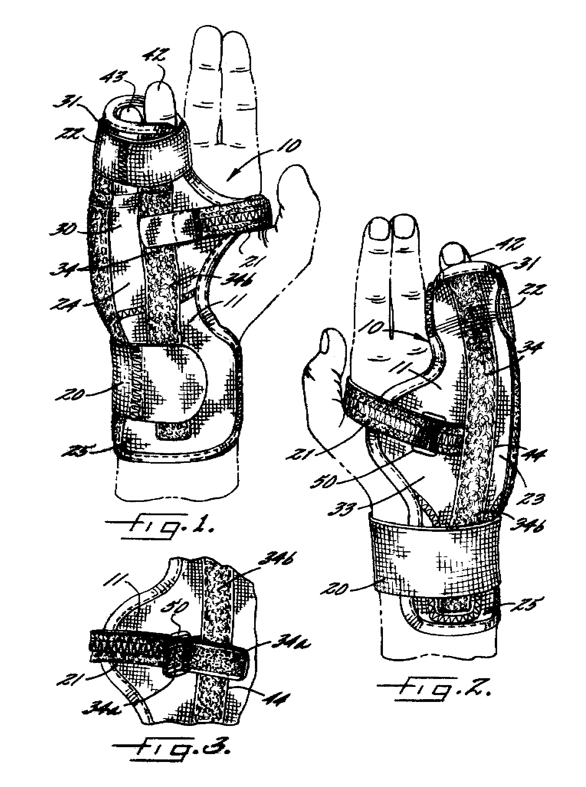 Hand brace for immobilizing and adjustably positioning one or more digits
