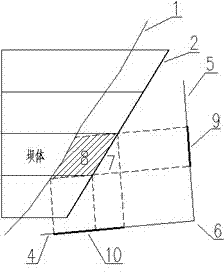 Method for determining inferior limit of safety coefficient of abutment stability of arch dam