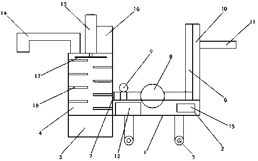 Spinning dust collecting device for spinning machine