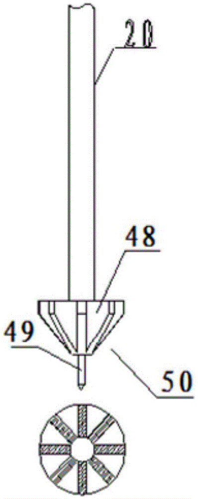 Mechanism for filling combined paper cylinder fireworks with round paper scraps