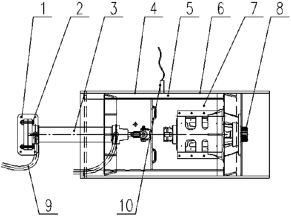 A vehicle-mounted limit detection equipment installation mechanism