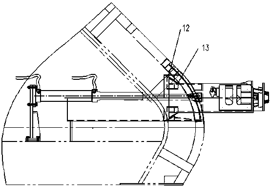 A vehicle-mounted limit detection equipment installation mechanism