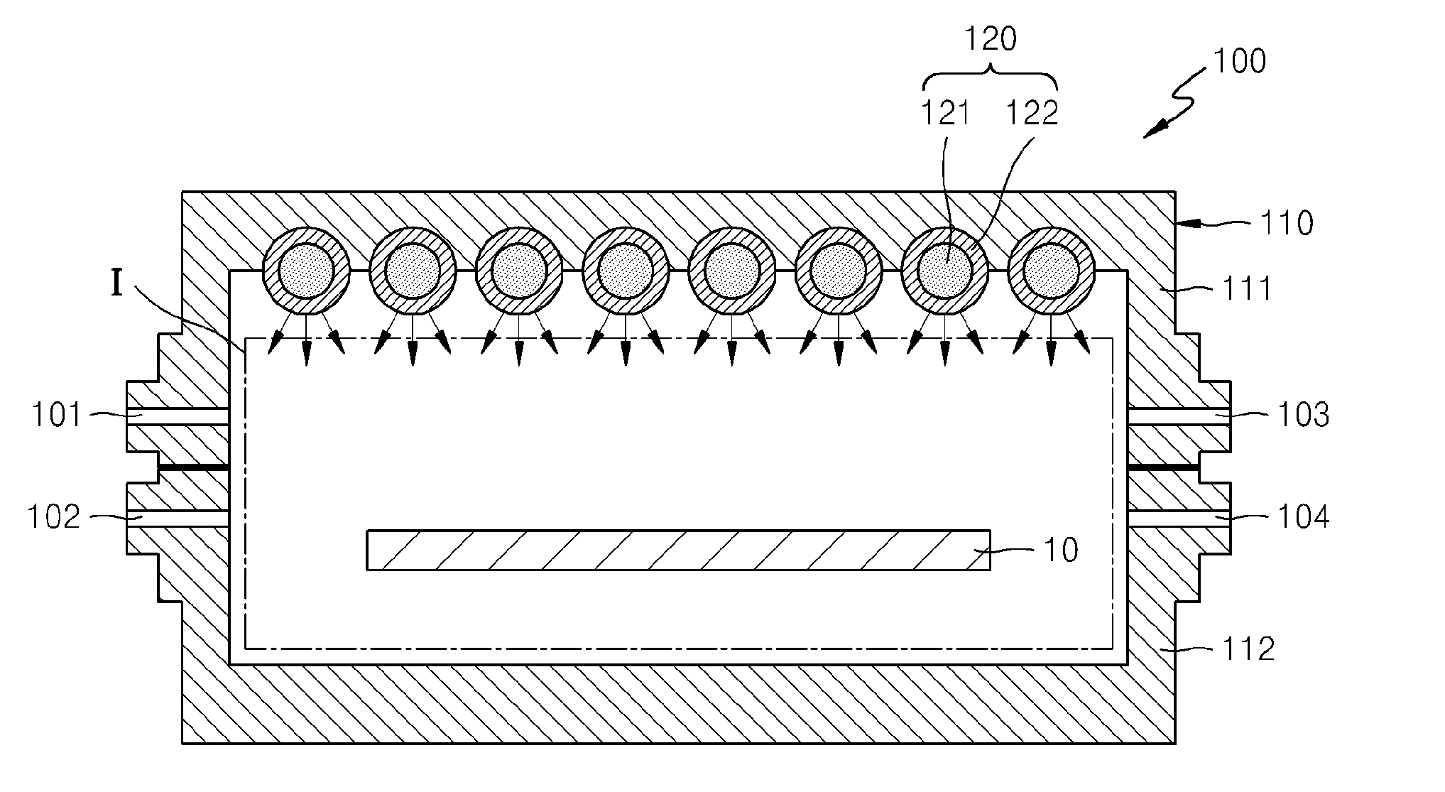 Graphene synthesis chamber and method of synthesizing graphene by using the same