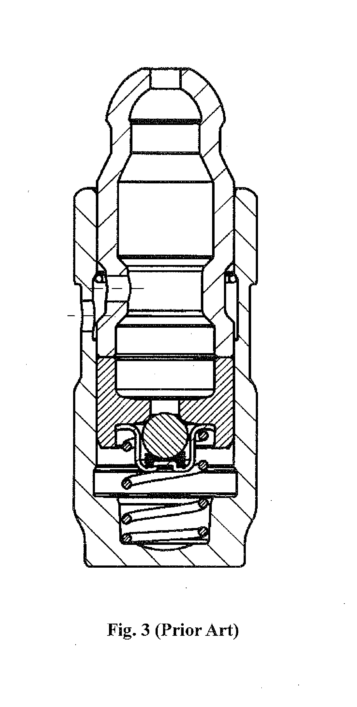 Column type hydraulic tappet