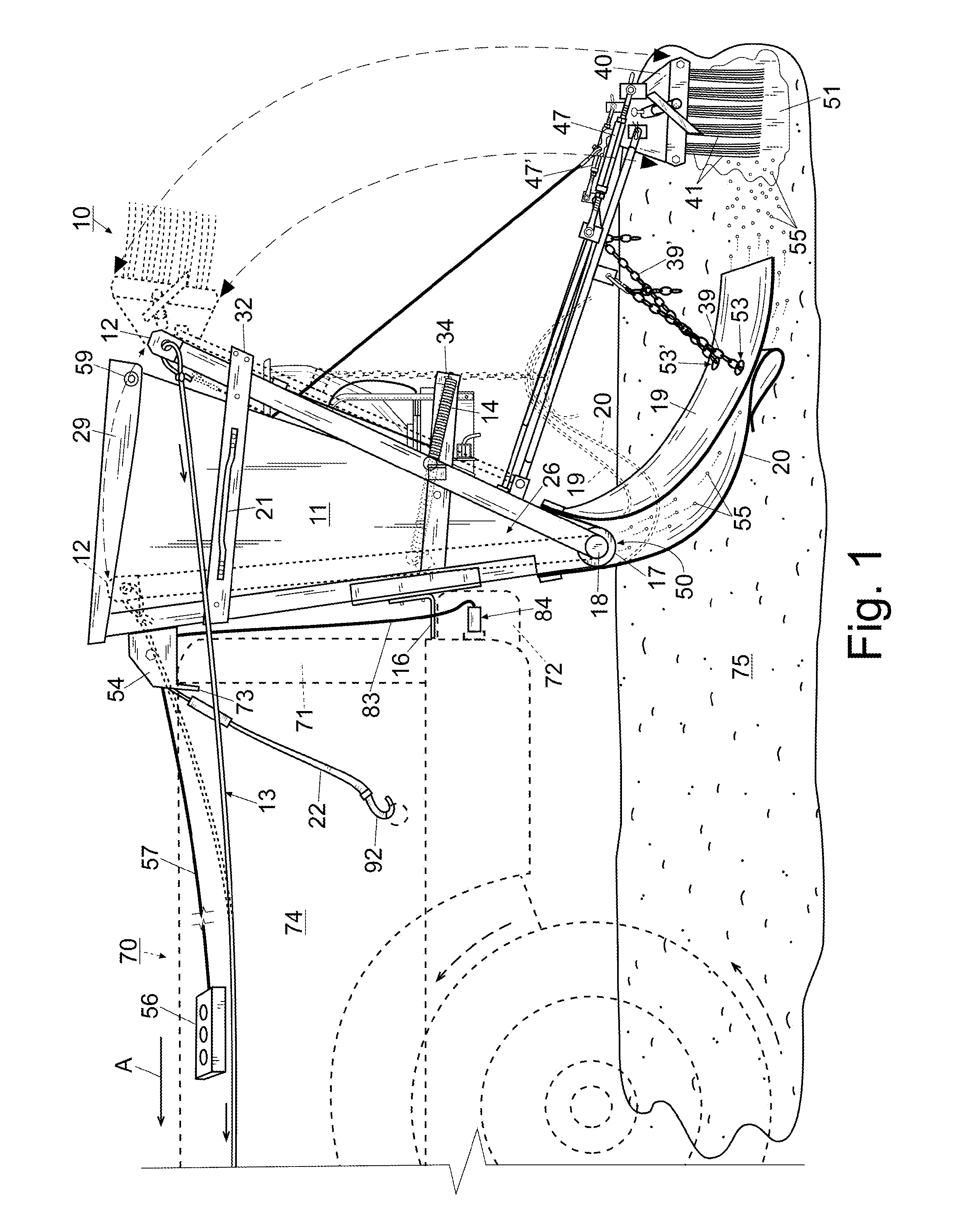 Granular spreader and method