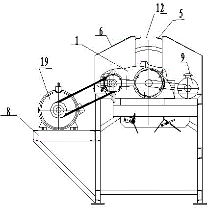 Cooling type high-efficiency dry sorting machine