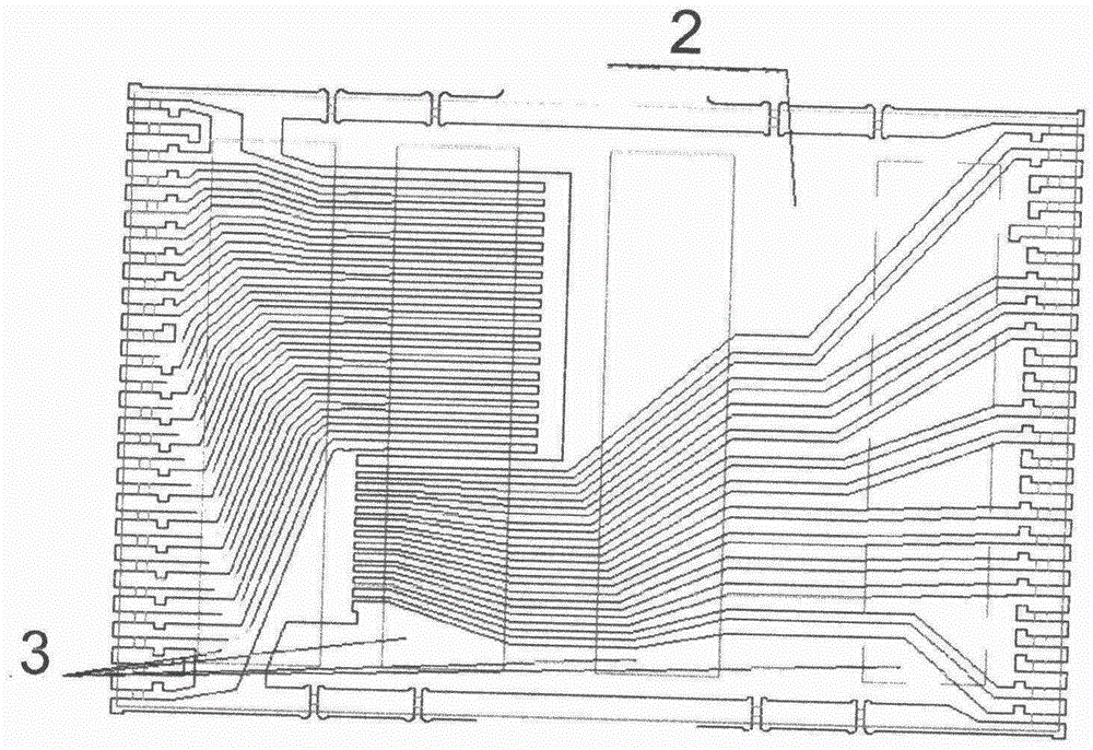 Layering-preventing structure for TSOP packing lead frame