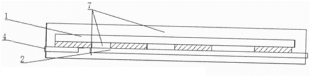 Layering-preventing structure for TSOP packing lead frame