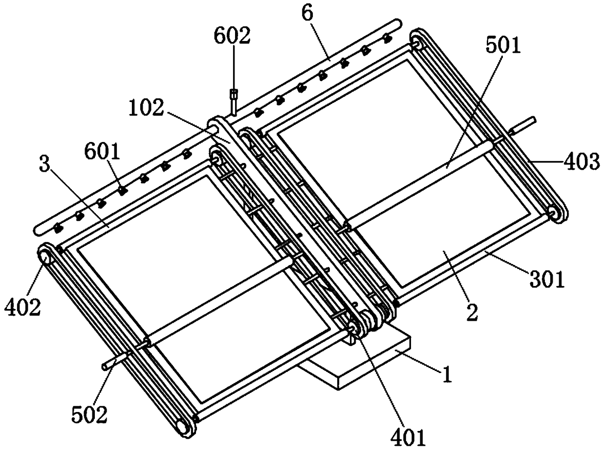 Solar cell panel protection device used for solar power station in desert