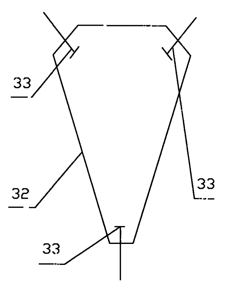 Multistage tunnel type paramagnetic separation oxygen enrichment device