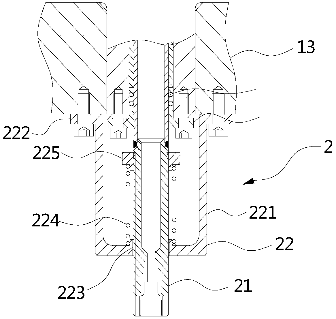 Radial flow simulation system for geological reservoir