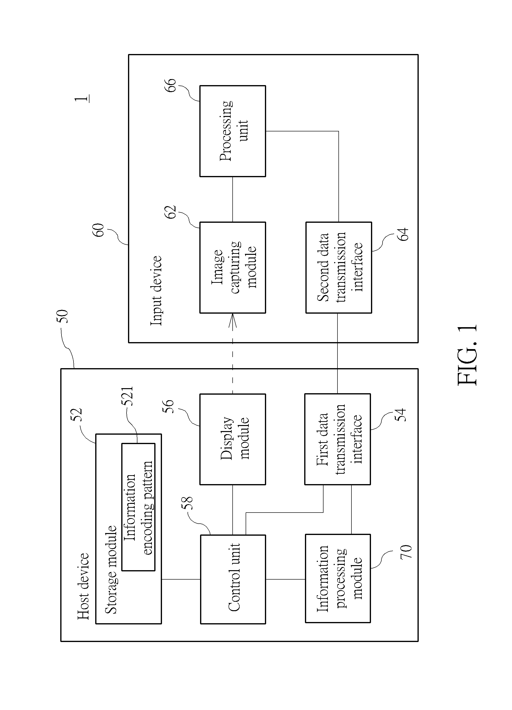 Image processing system for generating information by image recognition and related method