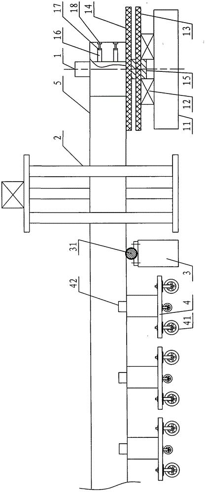 Blanking device for thin rolled plate