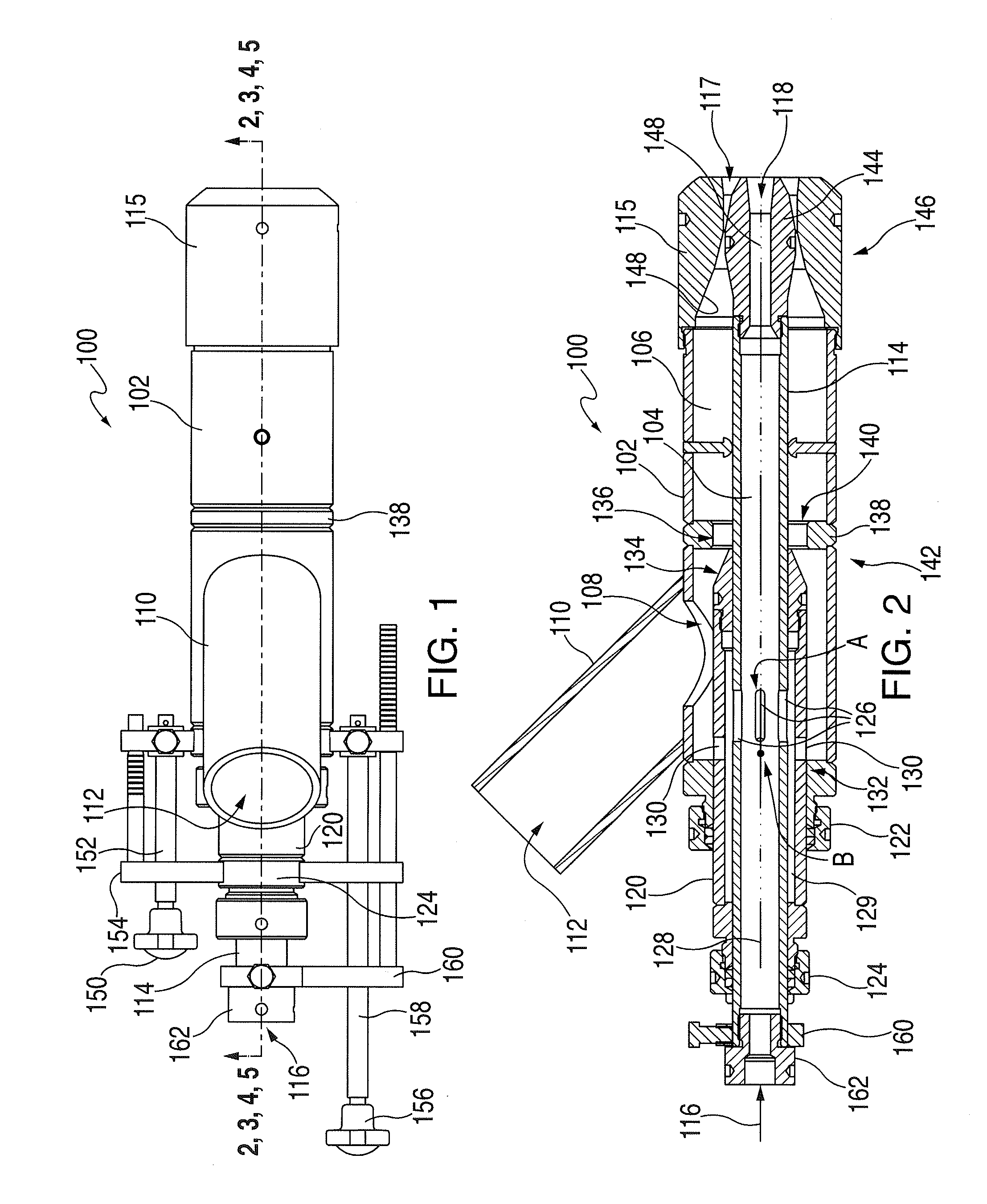 Dual outlet burner and method