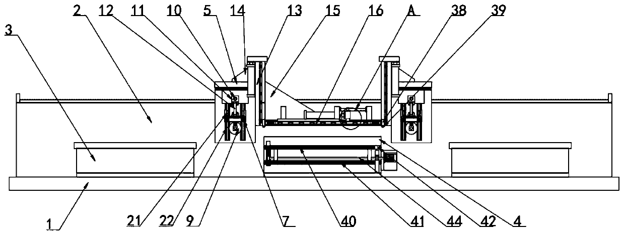 Environment-friendly constructional integrated wallboard machining device and using method thereof