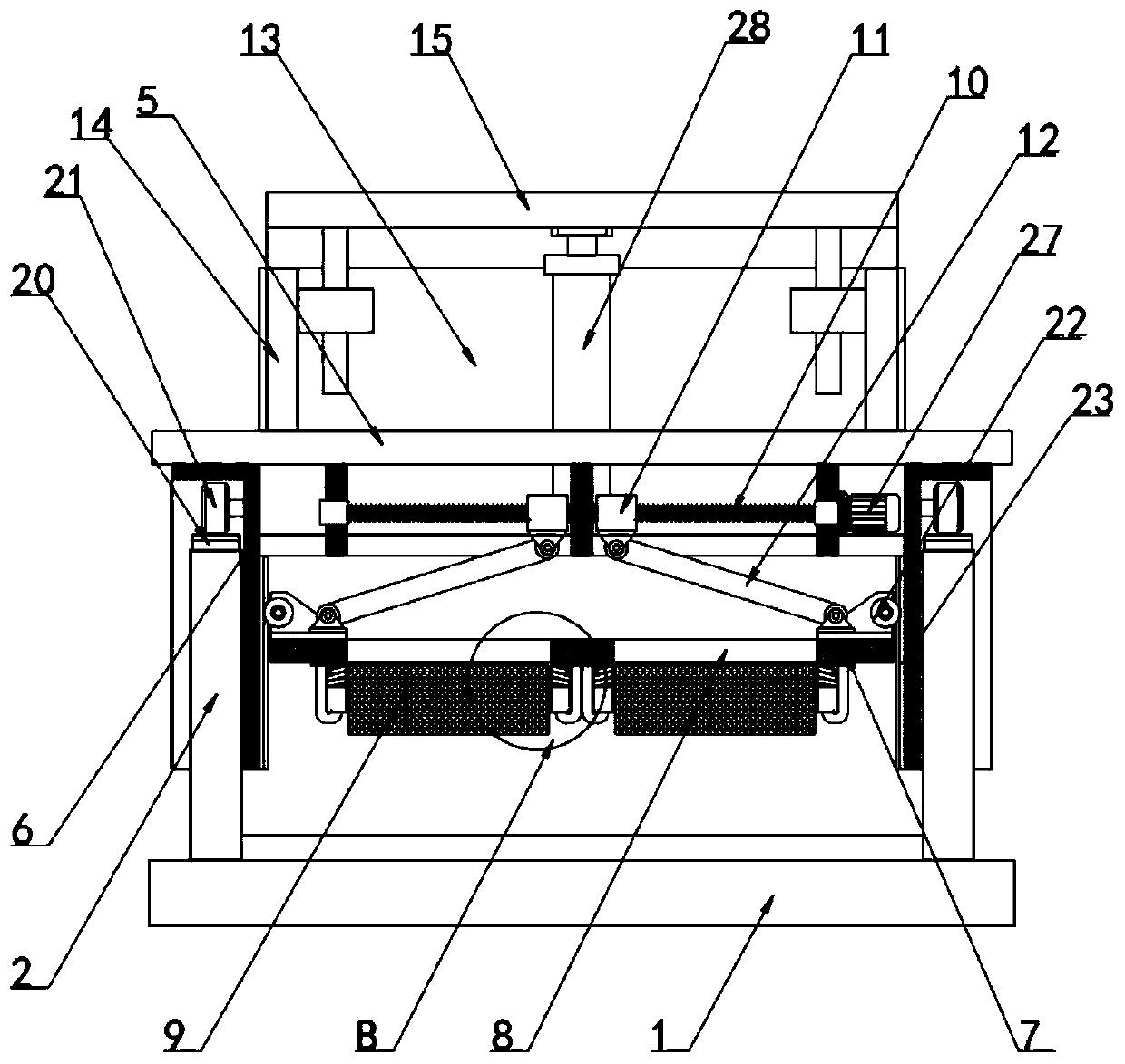 Environment-friendly constructional integrated wallboard machining device and using method thereof