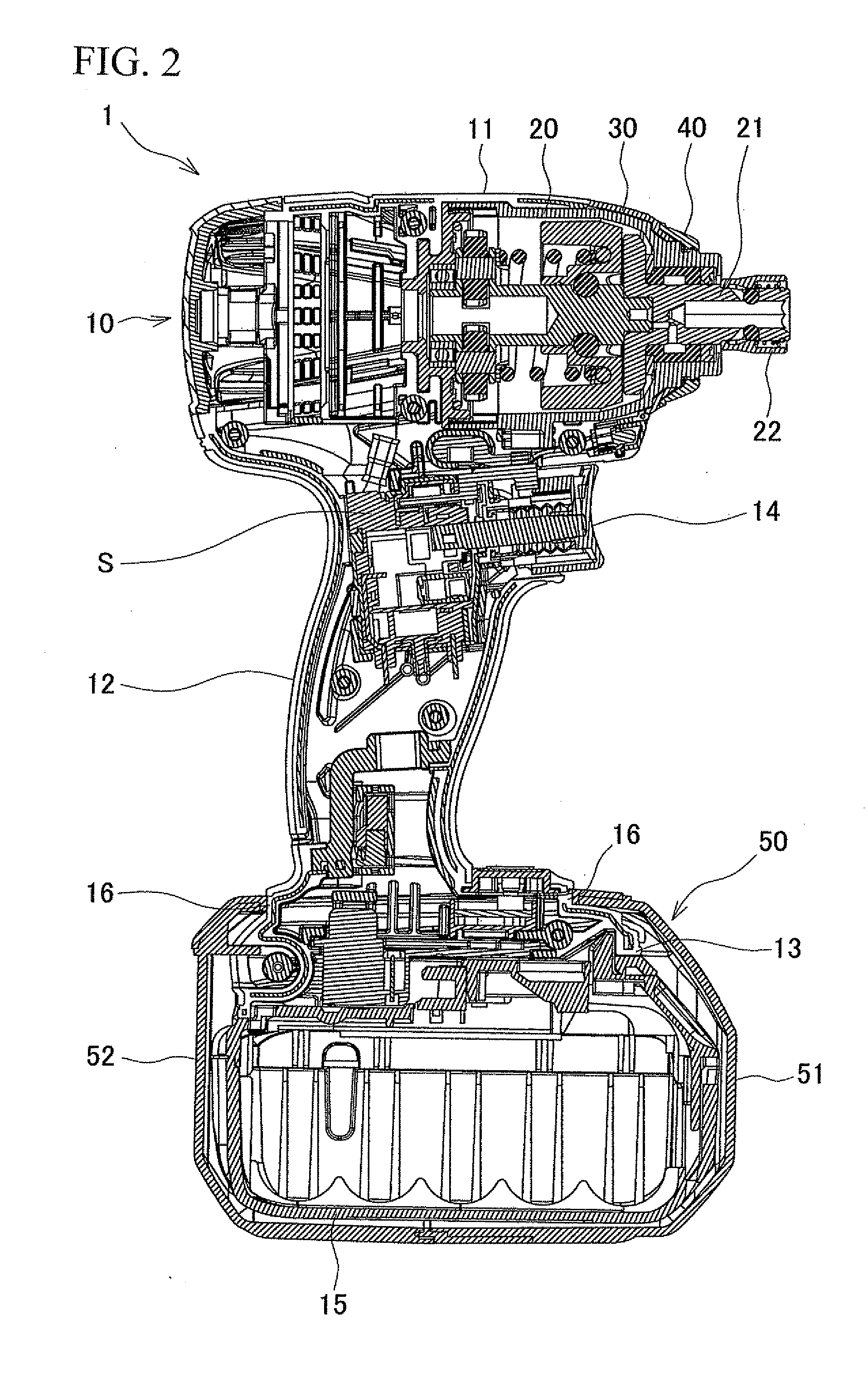 Rechargeable electric tool