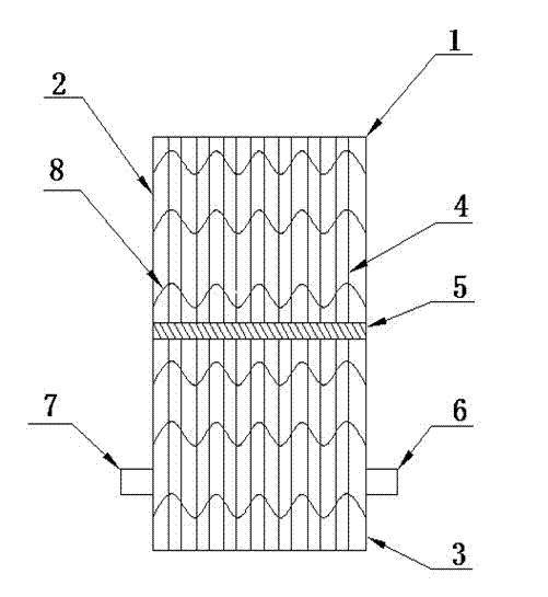 Heat-pipe type ice-storing ice-melting cold-accumulating device and ice-storing cold-accumulating air conditioner