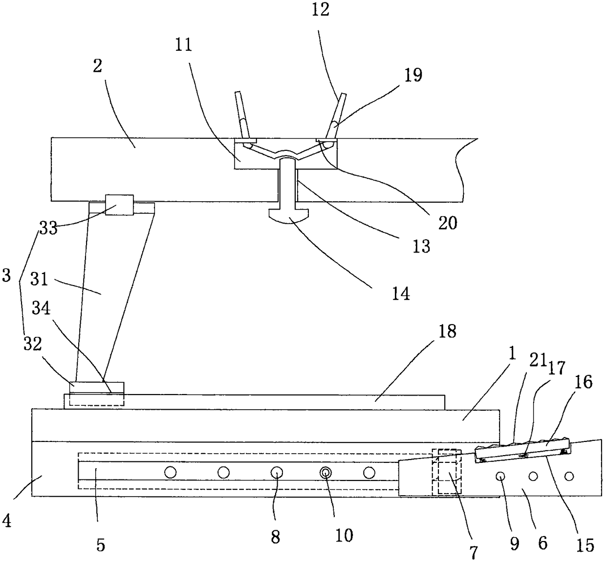 Sliding support device for windows