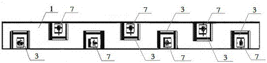 Prefabricated shear wall double-row steel bar connecting structure system